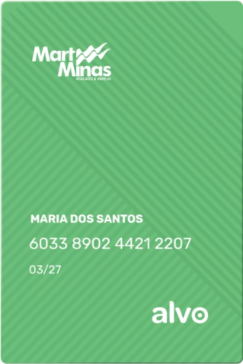 Cartão Martminas Pessoa Física